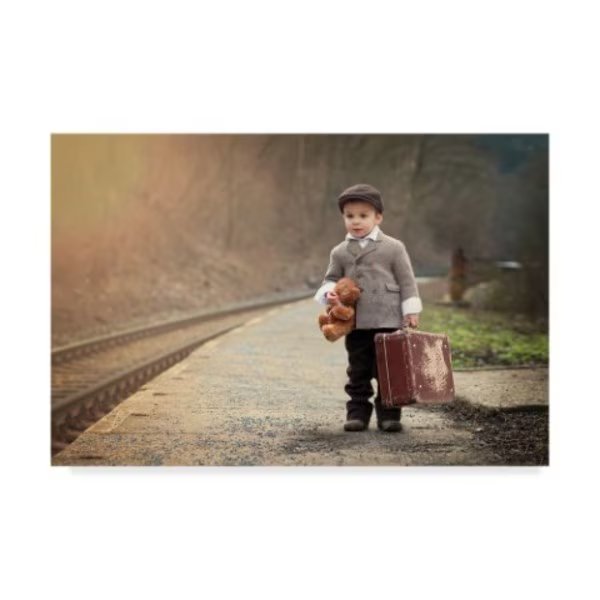Tatyana Tomsickova 'The Little Traveler' Canvas Art, 16x24, Trademark Fine Art, Mfr#: 1X05211-C1624GG